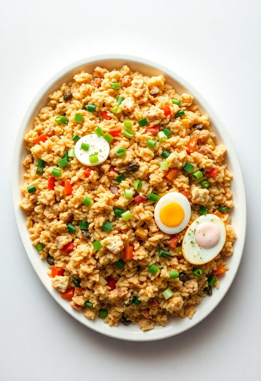 turkey cauliflower fried dish