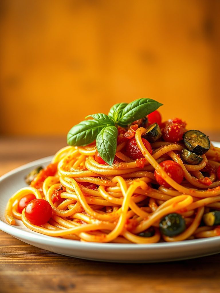 vegan italian pasta dish