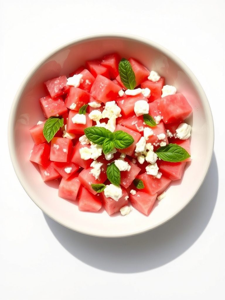 watermelon and feta