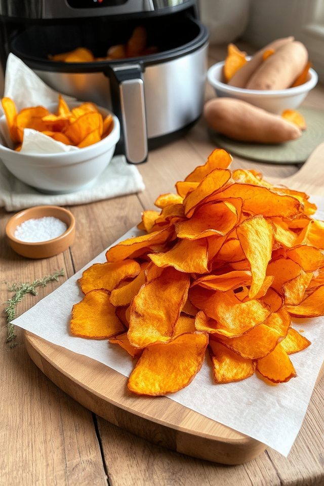 air fryer sweet potatoes