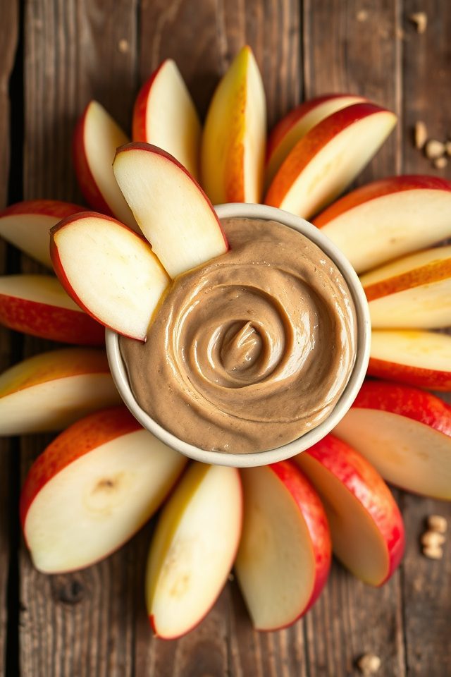 apple almond butter snack