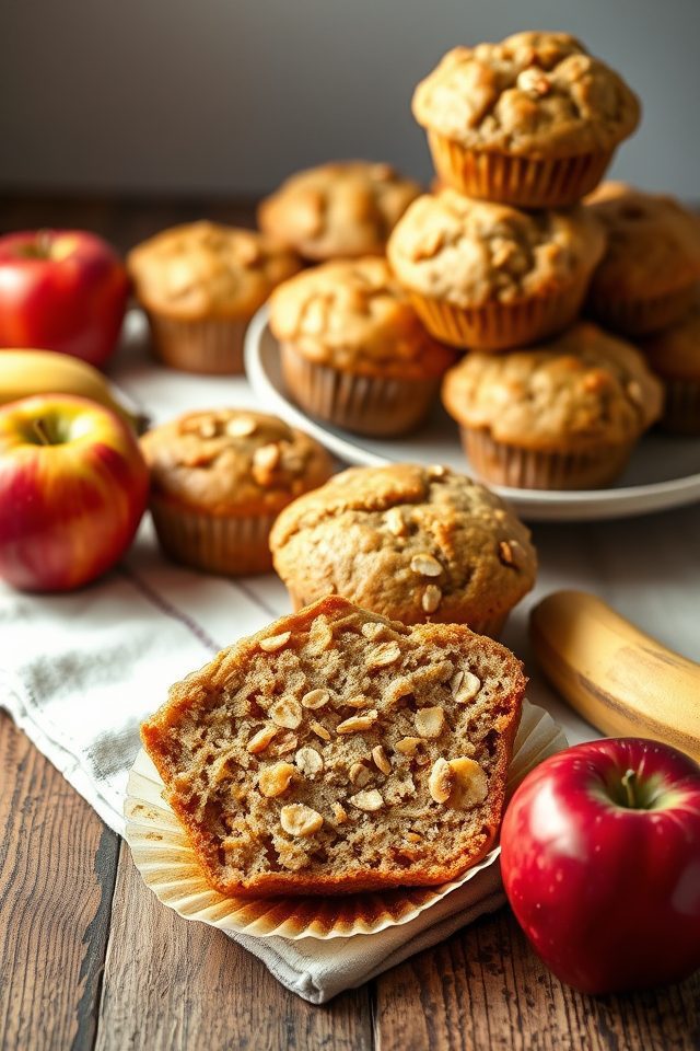 apple banana muffin recipe