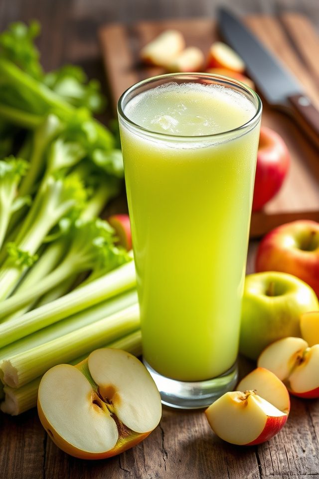 apple celery energy drink