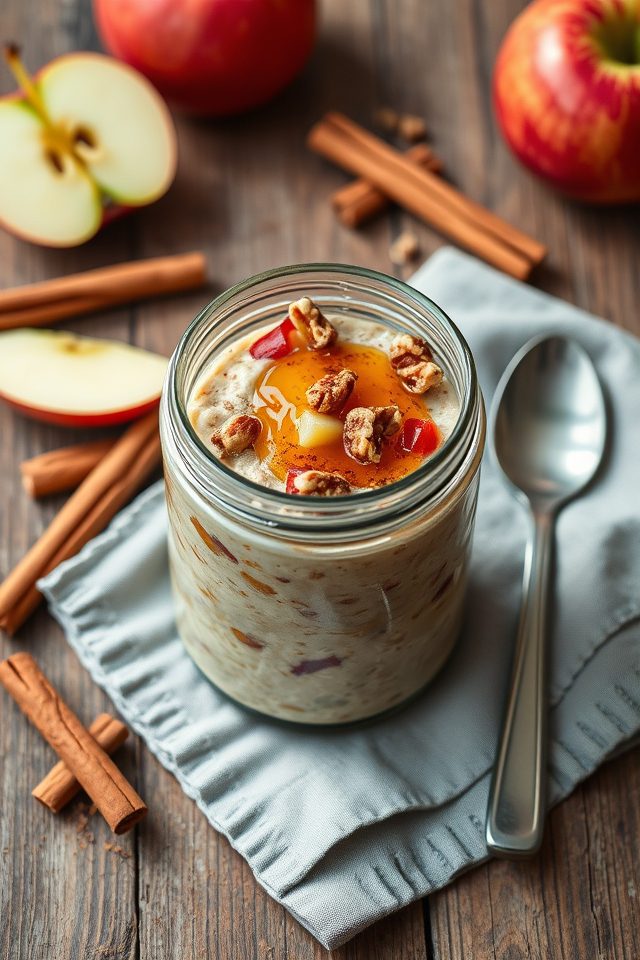 apple cinnamon breakfast prep