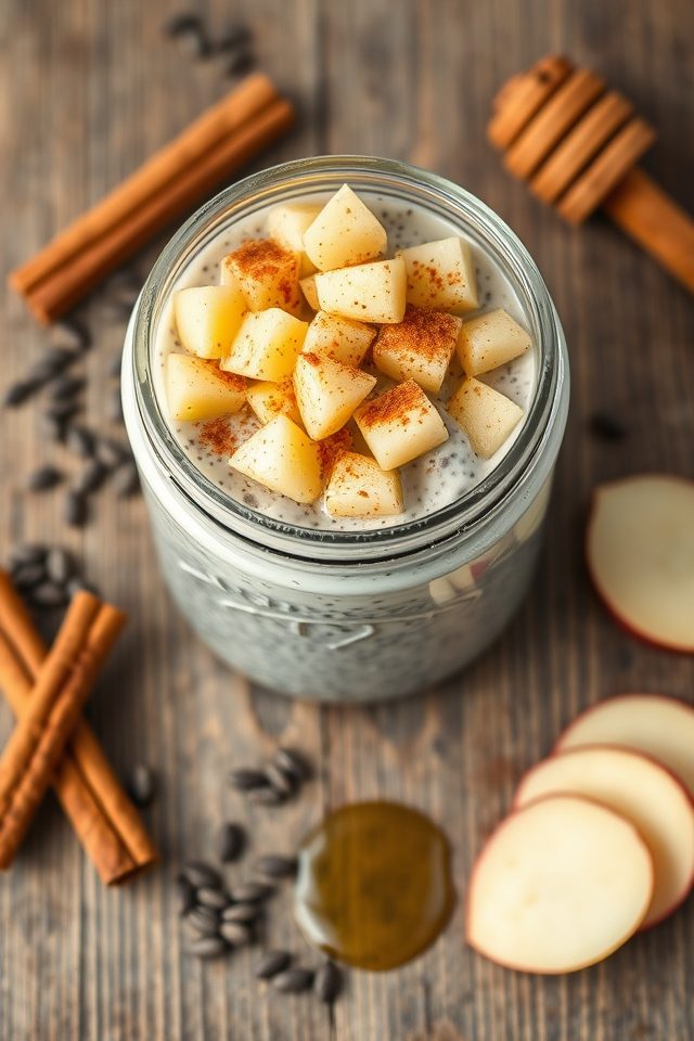 apple cinnamon chia pudding