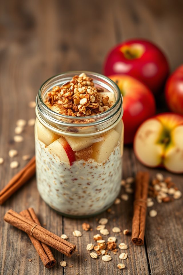 apple cinnamon oat breakfast