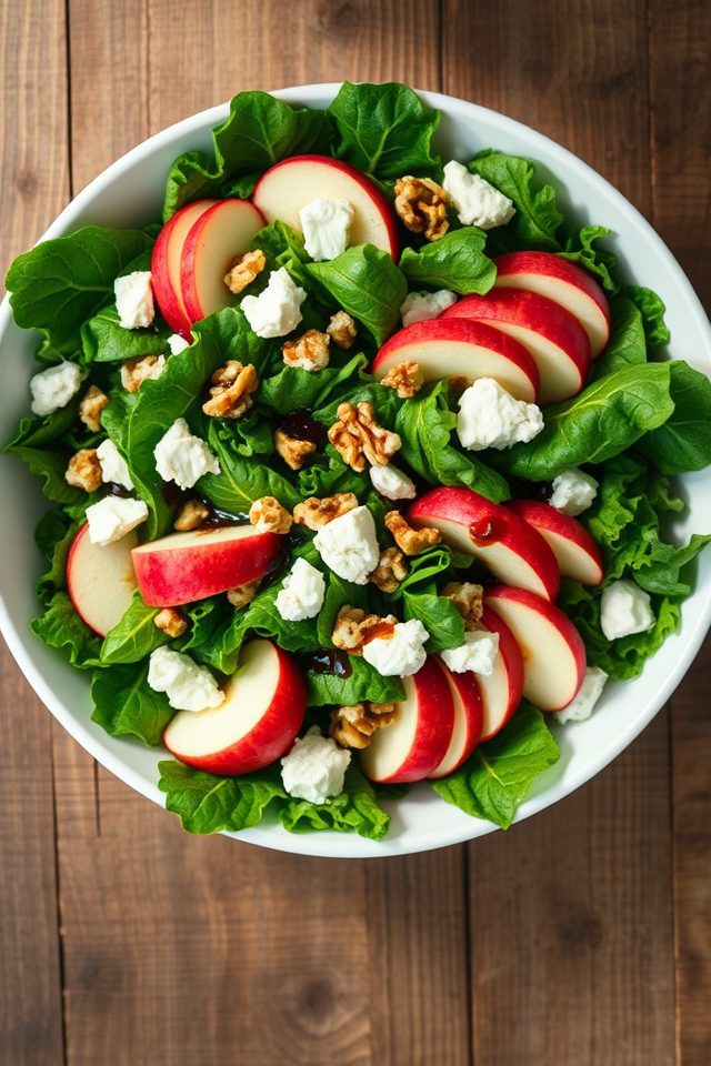 apple goat cheese salad