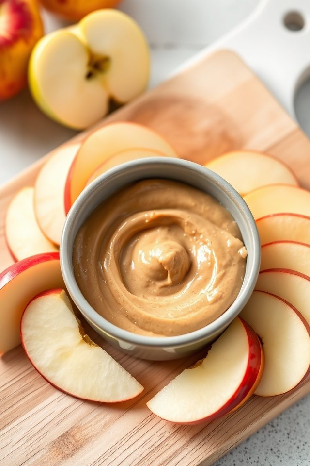apple nut butter snack