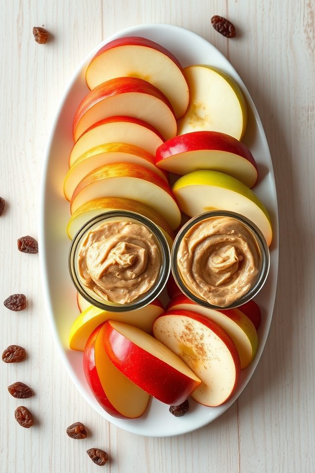 apple slices nut free butter