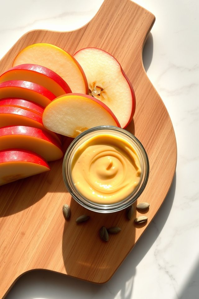 apple slices seed butter