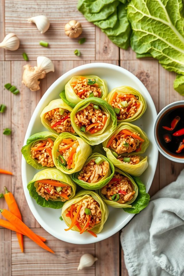 asian cabbage roll ups