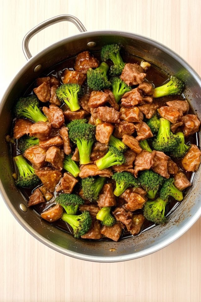 asian inspired beef dish