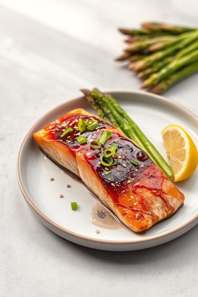 asian inspired salmon dish