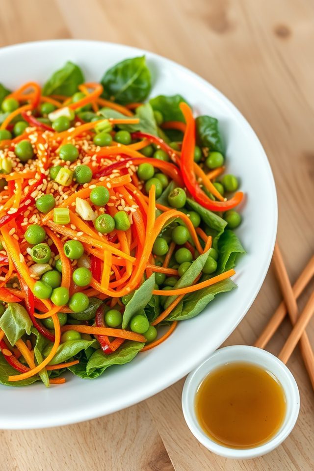asian sesame spring salad