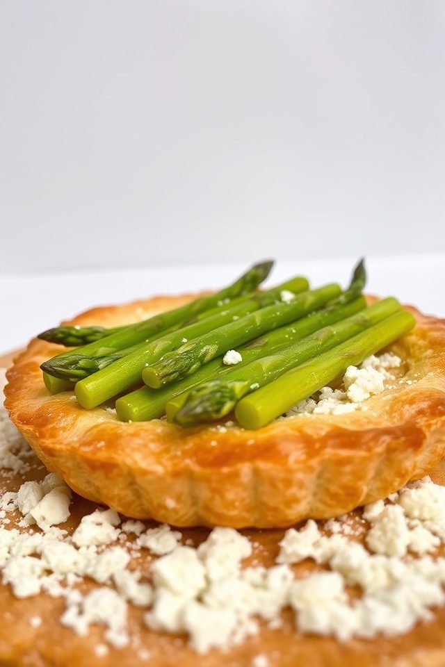 asparagus goat cheese tart