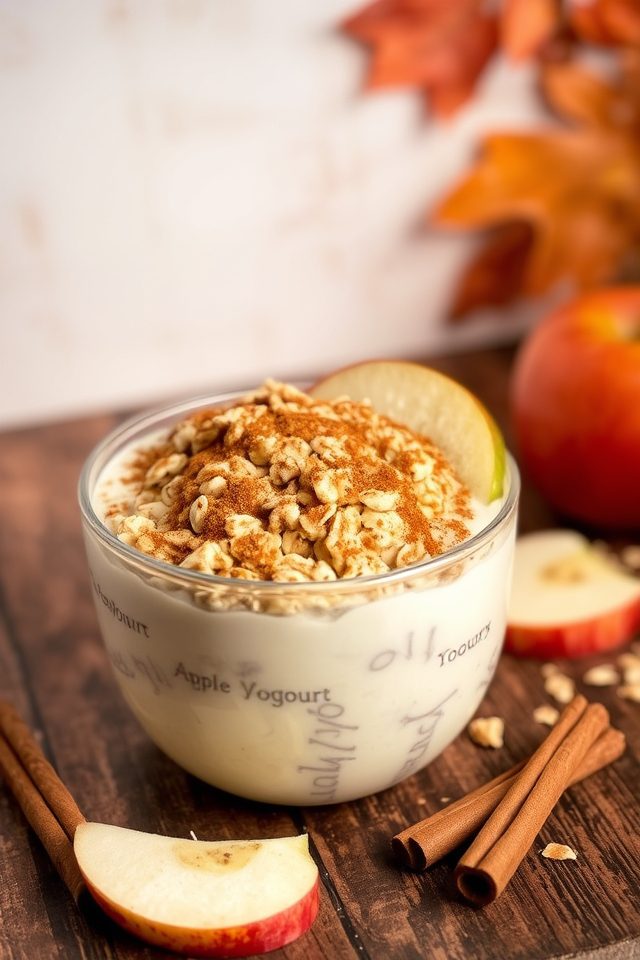 autumn inspired yogurt bowl