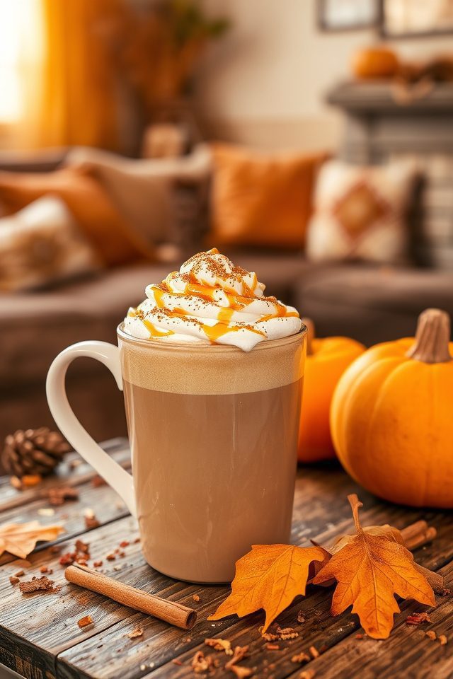 autumn pumpkin spice drink