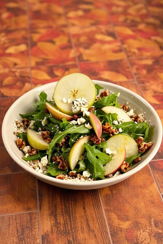 autumn salad with apples