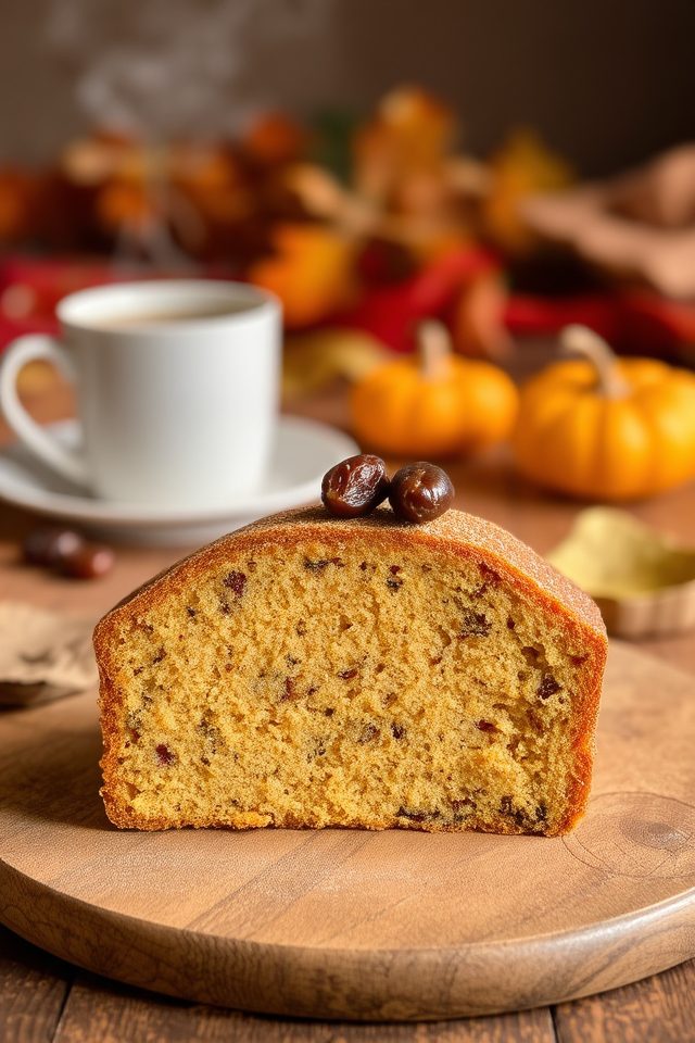 autumnal pumpkin spice cake
