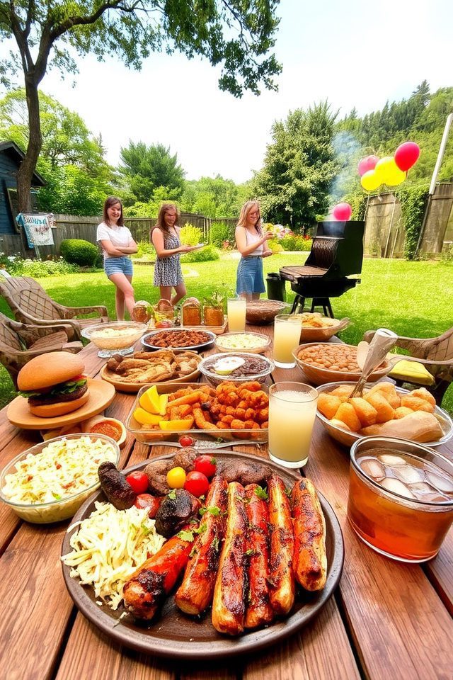 backyard birthday bbq celebration