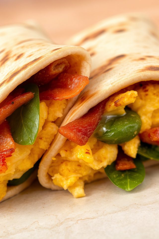 bacon and egg breakfast
