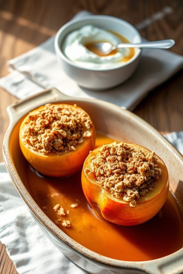 baked apple oatmeal crumble