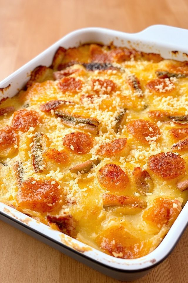 baked brisket potato dish