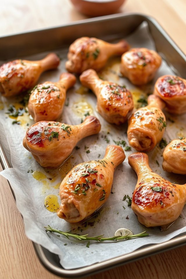 baked chicken drumstick recipe