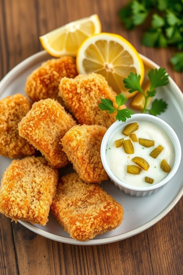 baked fish tartar sauce