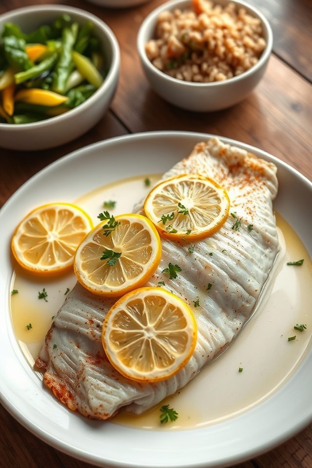 baked lemon tilapia recipe