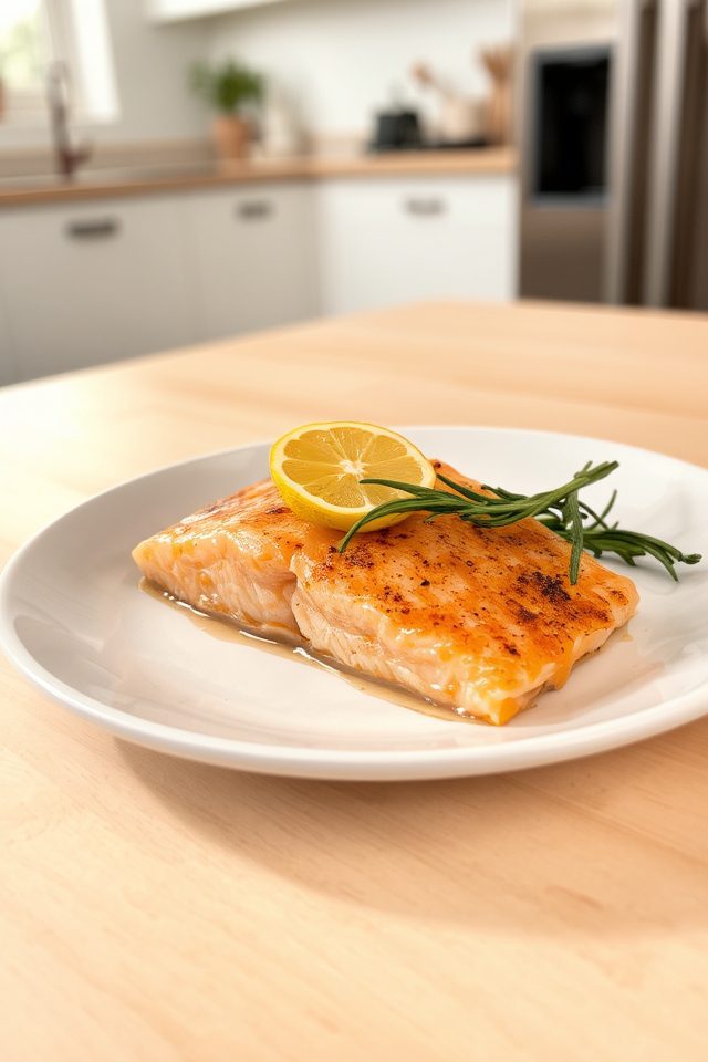 baked salmon with lemon