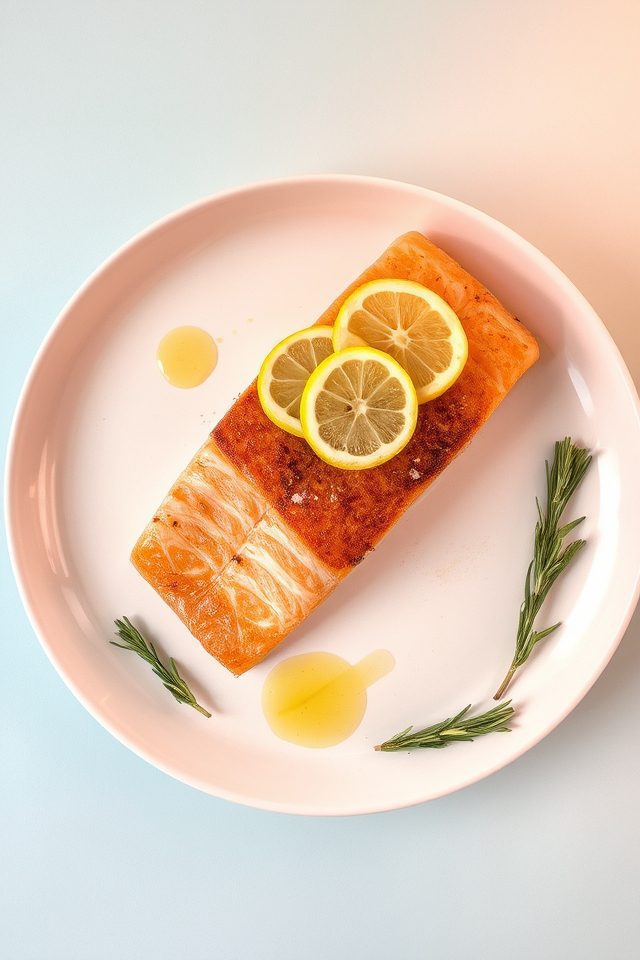 baked salmon with lemon