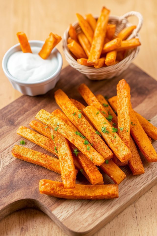 baked sweet potato fries
