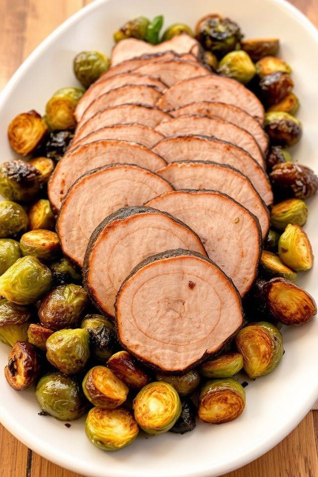 balsamic glazed pork dish
