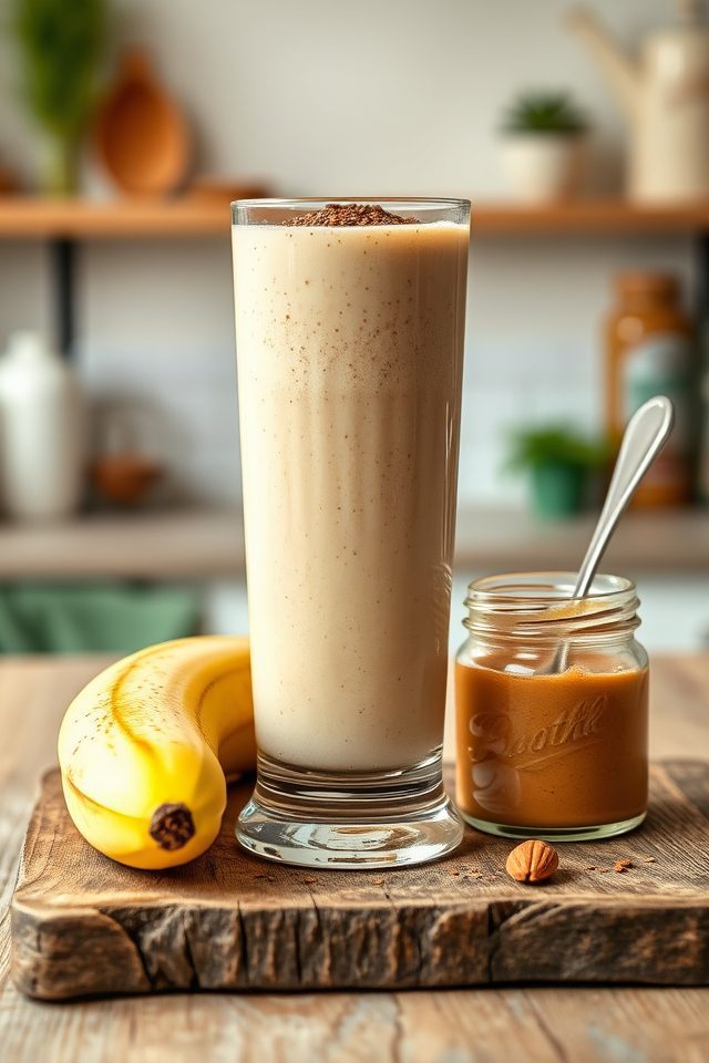 banana almond butter smoothie
