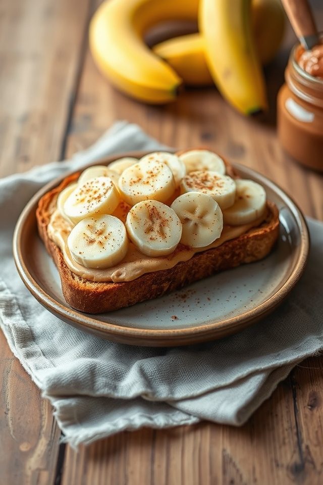 banana nut whole toast