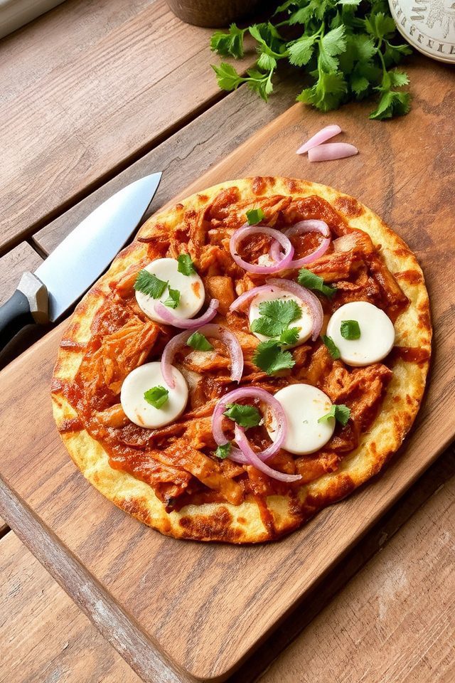 barbecue chicken flatbread recipe