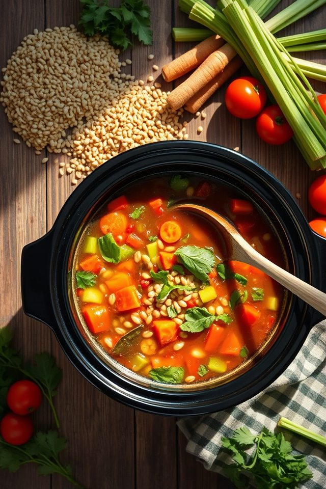 barley vegetable soup recipe