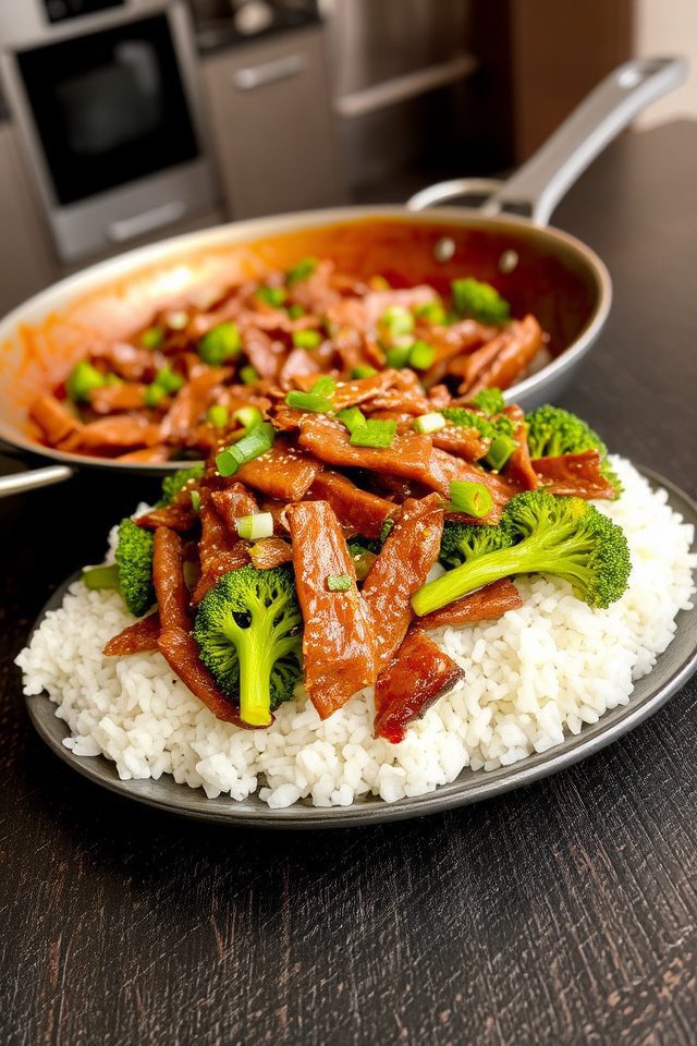 beef and broccoli stirfry