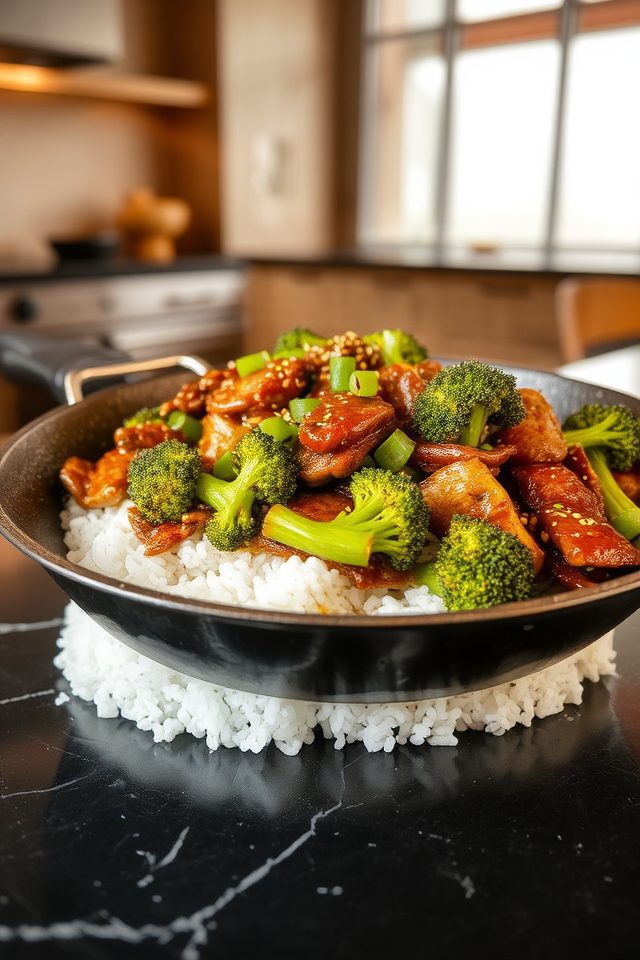 beef and broccoli stirfry