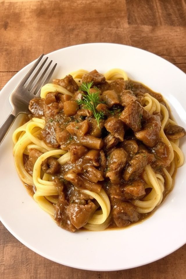 beef and mushroom gravy