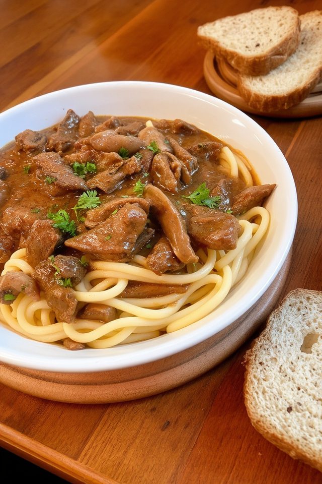 beef and mushroom gravy