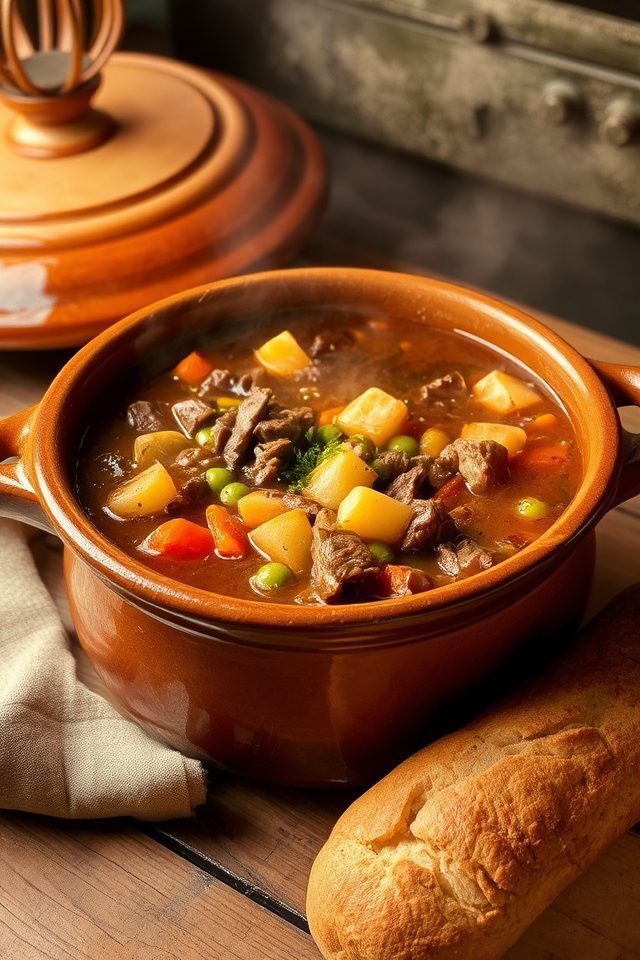 beef and vegetable stew