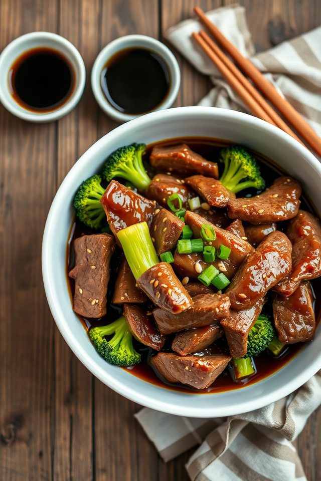 beef broccoli garlic sauce