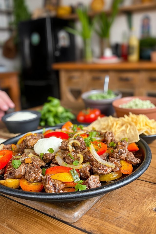 beef fajita mexican recipe