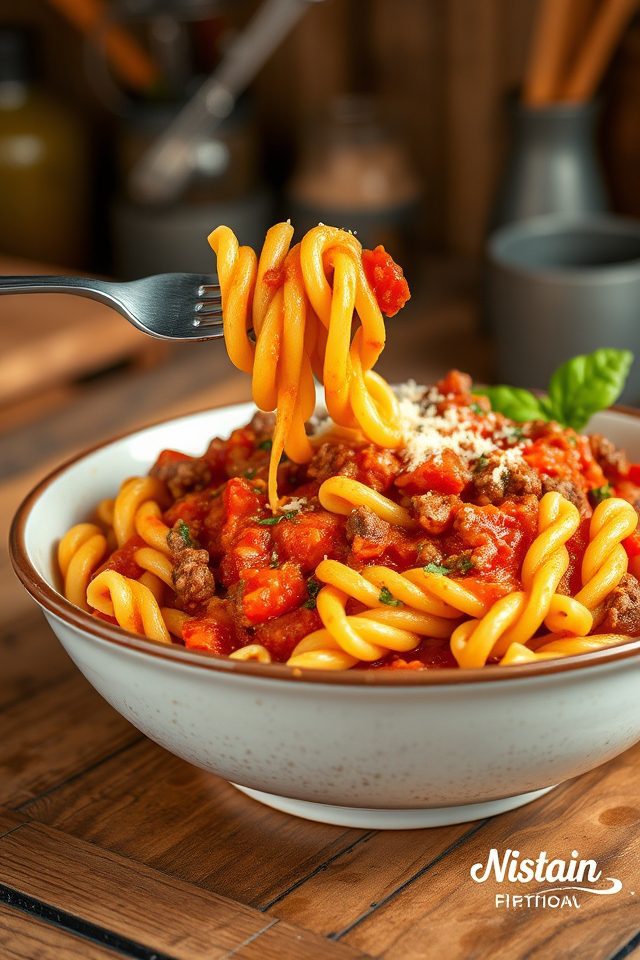 beef pasta italian recipe