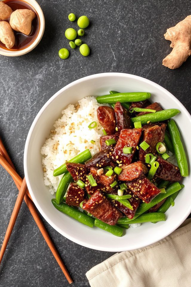 beef snow peas stir fry