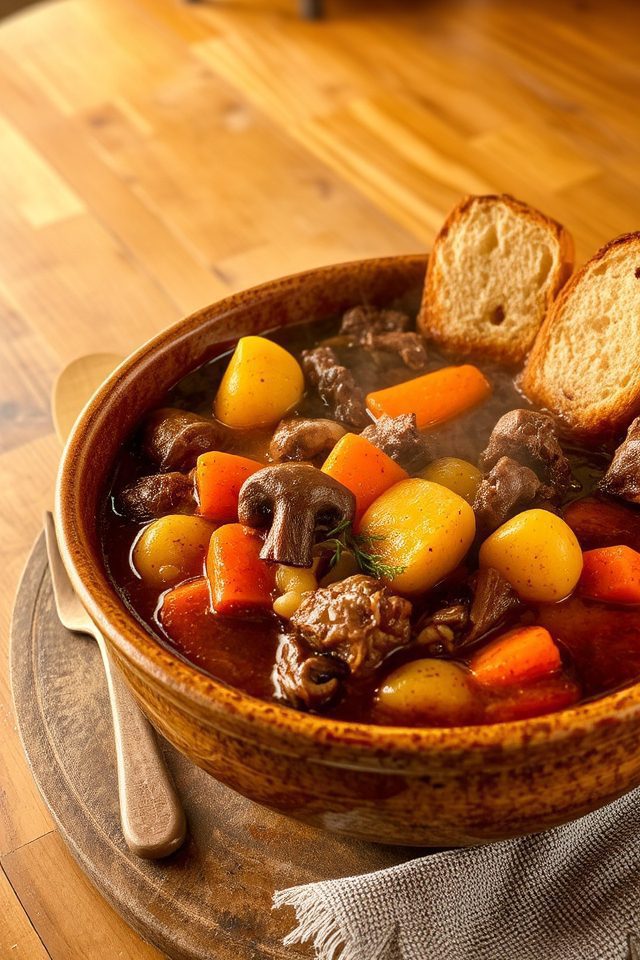 beef stew valentine dinner