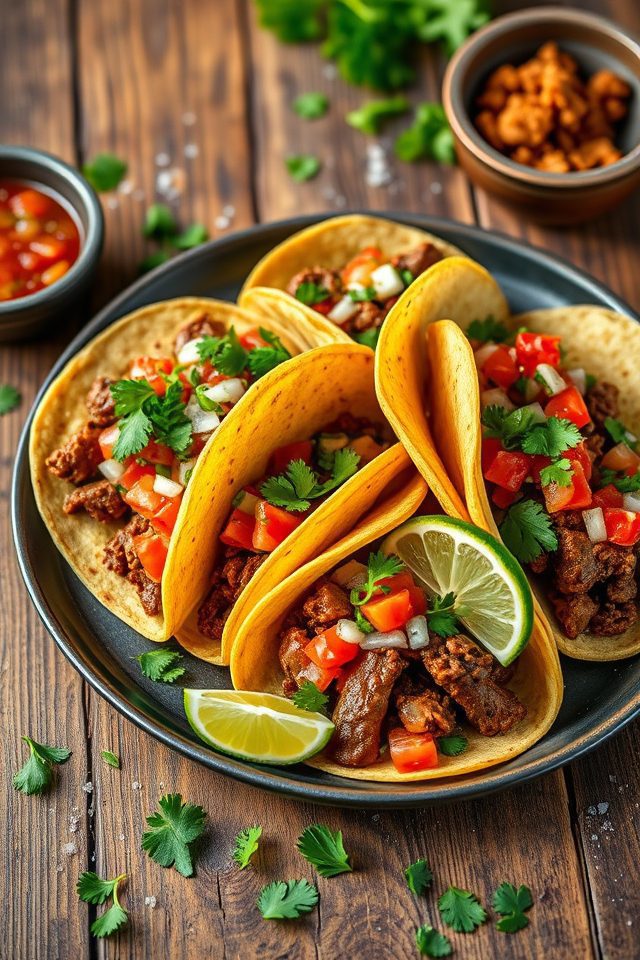 beef tacos fresh salsa