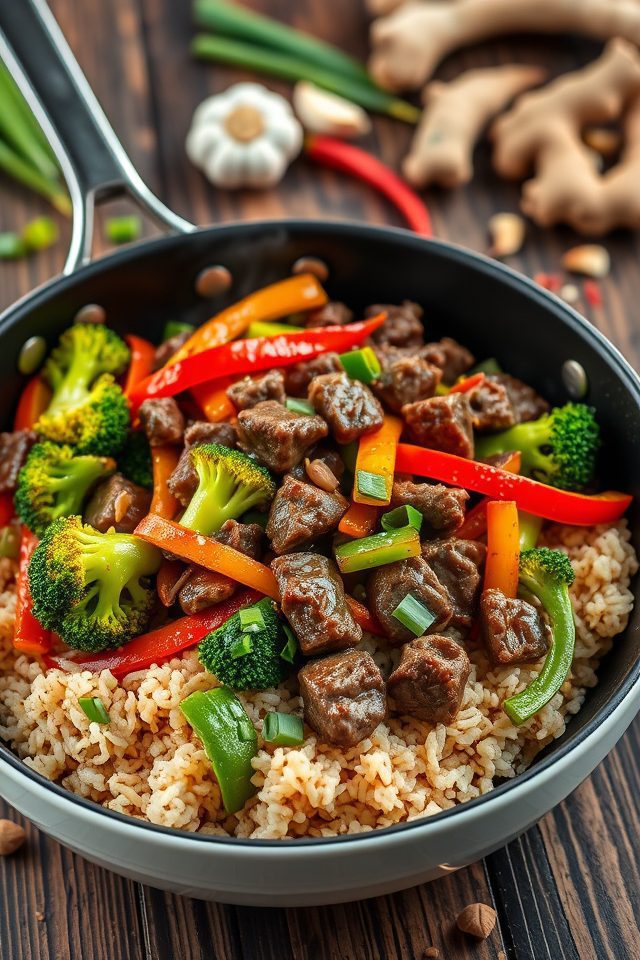 beef vegetable stir fry